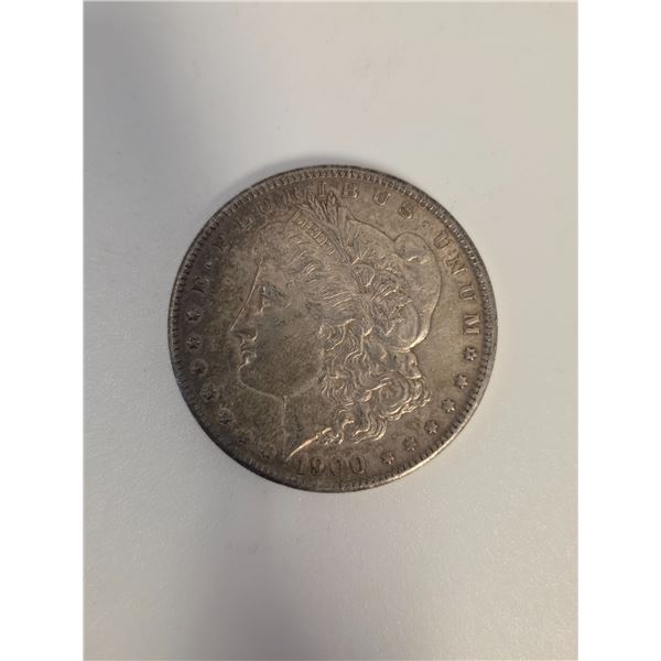 1990 US Morgan Silver Dollar - 90% Silver -  Philadelphia Mint - Circulated