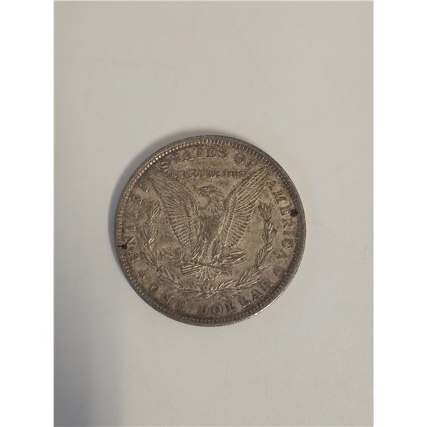 1990 US Morgan Silver Dollar - 90% Silver -  Philadelphia Mint - Circulated