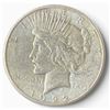 Image 1 : 1922 US Peace Silver Dollar Coin - 90% Silver -  San Francisco Mint - Circulated