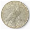 Image 2 : 1922 US Peace Silver Dollar Coin - 90% Silver - Denver Mint - Circulated