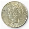 Image 1 : 1923 US Peace Silver Dollar Coin - 90% Silver - Denver Mint - Circulated