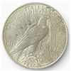 Image 2 : 1923 US Peace Silver Dollar Coin - 90% Silver - Denver Mint - Circulated