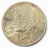 Image 1 : 1923 US Peace Silver Dollar Coin - 90% Silver - San Francisco Mint - Circulated