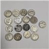 Image 3 : 30 US Silver Dimes - 90% Silver - 1964 and Earlier * Circulated