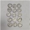 Image 2 : 30 US Silver "Mercury" Dimes - 90% Silver - 1945 and Earlier * Circulated