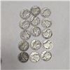 Image 3 : 30 US Silver "Mercury" Dimes - 90% Silver - 1945 and Earlier * Circulated