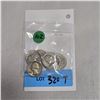 Image 1 : 10 US 1940s Silver Quarters - 90% Silver - Circulated