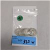 Image 1 : 10 US 1940s Silver Quarters - 90% Silver - Circulated