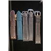 Image 3 : Box of 10 Name Brand Leather & Stainless Steel Watch Straps (Invicta, Fiori, Birks, Eddi Bauer and m