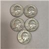 Image 2 : 10 US 1960s Silver Quarters - 90% Silver - 1964 and Earlier * Circulated