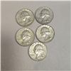 Image 3 : 10 US 1960s Silver Quarters - 90% Silver - 1964 and Earlier * Circulated