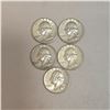 Image 2 : 10 US 1960s Silver Quarters - 90% Silver - 1964 and Earlier * Circulated