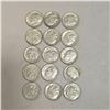 Image 2 : 30 US "Roosevelt" Silver Dimes - 90% Silver - 1964 and Earlier * Circulated