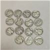 Image 2 : 30 US Silver "Mercury" Dimes - 90% Silver - 1945 and Earlier * Circulated