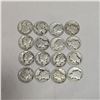 Image 2 : 30 US Silver "Mercury" Dimes - 90% Silver - 1945 and Earlier * Circulated