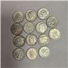 Image 3 : 30 US "Roosevelt" Silver Dimes - 90% Silver - 1964 and Earlier * Circulated