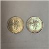 Image 2 : Two 1968 Mexico Olympics 25 Peso Coins - 72% Silver * Circulated