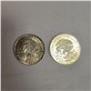 Image 3 : Two 1968 Mexico Olympics 25 Peso Coins - 72% Silver * Circulated