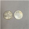 Image 2 : 2 German 5 Deutschemark Silver Coins - 62.5% Silver (1965 & 1971