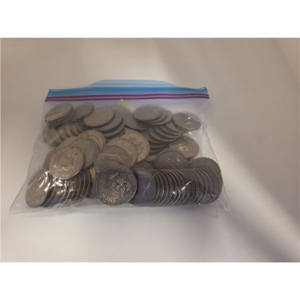 108 US Kennedy Half Dollar Coins - 1971 & Up