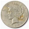 Image 1 : 1923 US Peace Silver Dollar Coin - 90% Silver - San Francisco Mint - Circulated