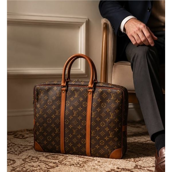 1980s Louis Vuitton Monogram Porte Document Voyage - Pre-Owned