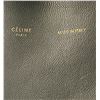 Image 4 : CELINE Green Beige Lambskin Vertical Cabas Tote Bag - Pre-Owned