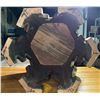 Image 3 : Moroccan-Style Octagonal Pedestal Table, Approx. H16" x 16" x 18"