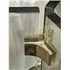 Image 2 : 1970s Leon Rosen Glass End Table, H29" x Dia 17.5" Each