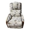 Image 1 : Floral/Bird Pattern Upholstered Armchair