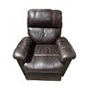 Image 1 : Brown Leather Recliner Chair