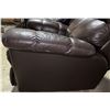 Image 3 : Brown Leather Recliner Chair