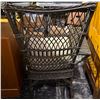 Image 3 : Brown Wicker Rocking Chair, W27"