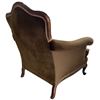 Image 4 : Vintage Brown Velvet Armchair, W32"