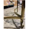 Image 3 : Vintage LaBarge Style Brass Tone Console Table, H31" x W46" x D19"