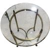 Image 1 : Vintage LaBarge Style Brass Tone Coffee Table, H22" x 26" x 22"