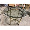 Image 4 : Vintage LaBarge Style Brass Tone Coffee Table, H22" x 26" x 22"