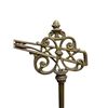 Image 3 : Art Nouveau Bridge Floor Lamp, Tall 58"