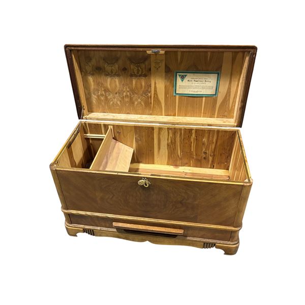 Art Deco Style Chest with Drawer, H24" x W39" x D18"