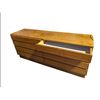 Image 1 : Wooden 8-Drawers Dresser, H29" x W70" x D19"