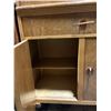 Image 4 : Mid-Century Modern Light Wood China Hutch, H64.6" x W33" x D16"