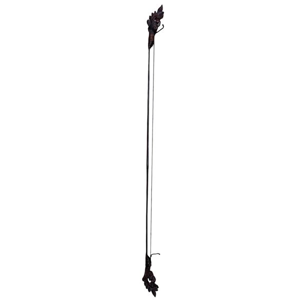 Craved Wood Bow-Shape Decor, L44"