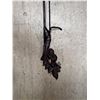 Image 2 : Craved Wood Bow-Shape Decor, L44"