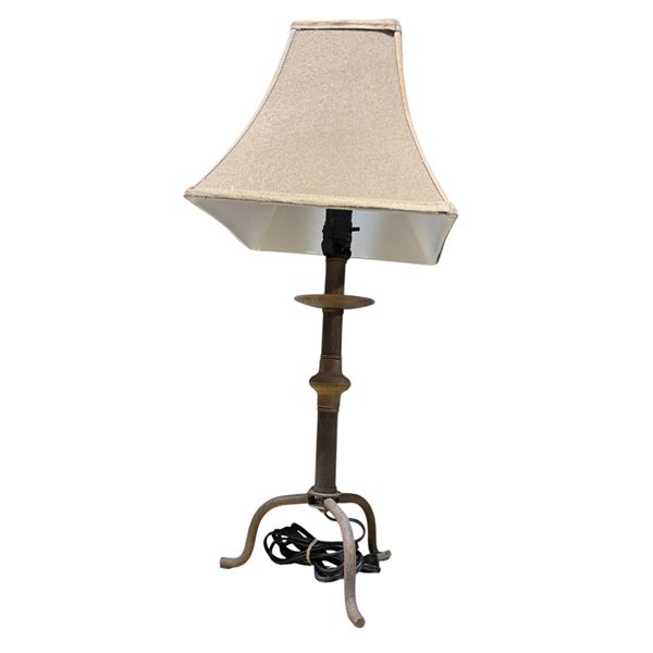 Brown Base Table Lamp, H26"