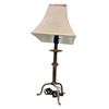 Image 1 : Brown Base Table Lamp, H26"