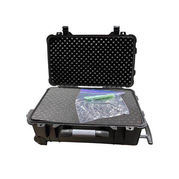 22" Hard Shell Impact Resistant Storage Case w/ Wheels
