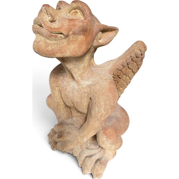 Gargoyle Stone Garden Statue, H12"