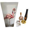 Image 1 : Flamingo Art Print and 4-Pcs Decor Pieces