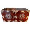 Image 1 : Asian Mother of Pearl Wooden Jewelry Box, H12 x W24 x 12 cm
