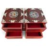 Image 3 : Asian Mother of Pearl Wooden Jewelry Box, H12 x W24 x 12 cm